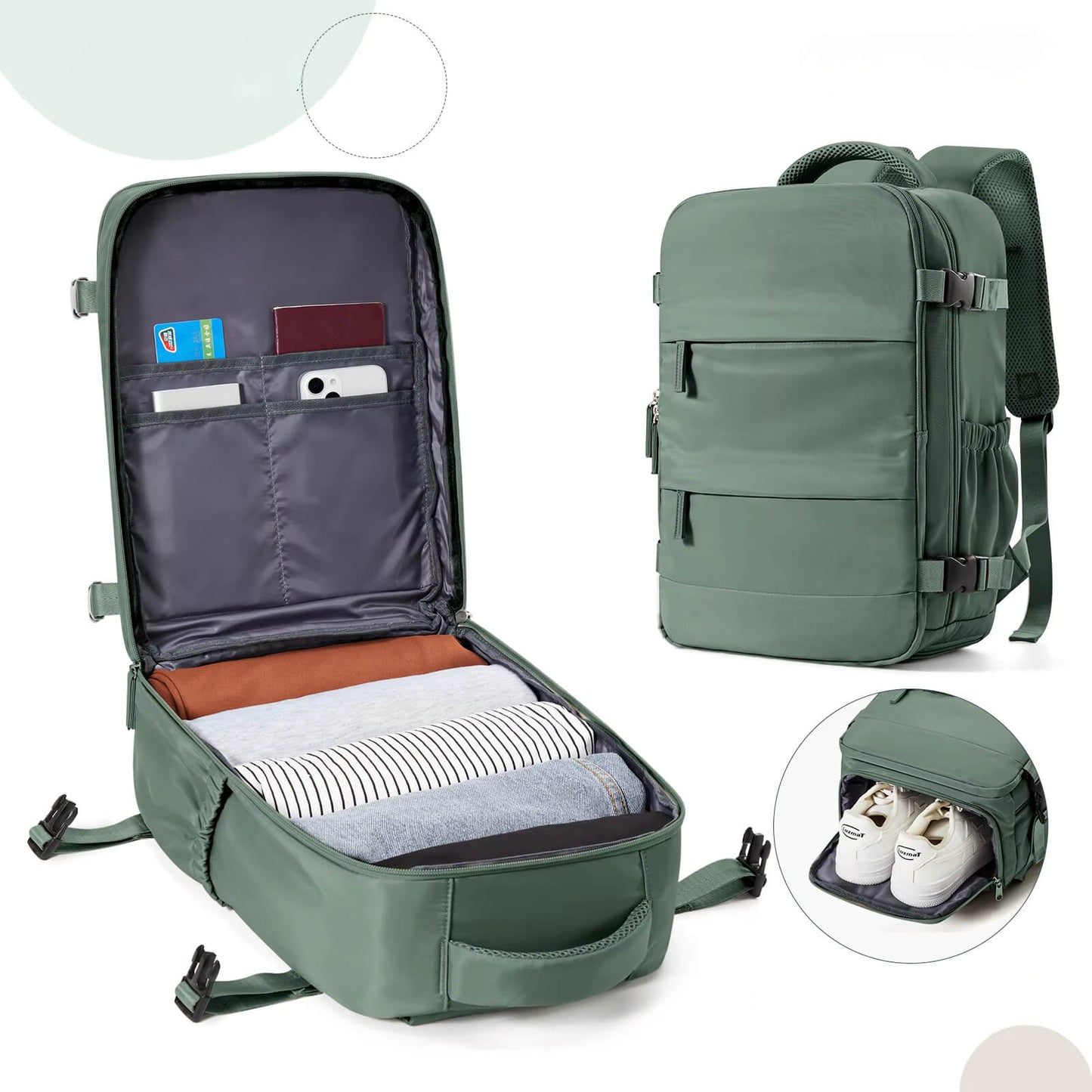 Smart Rese-Ryggsäck – Vattentålig & Kompakt