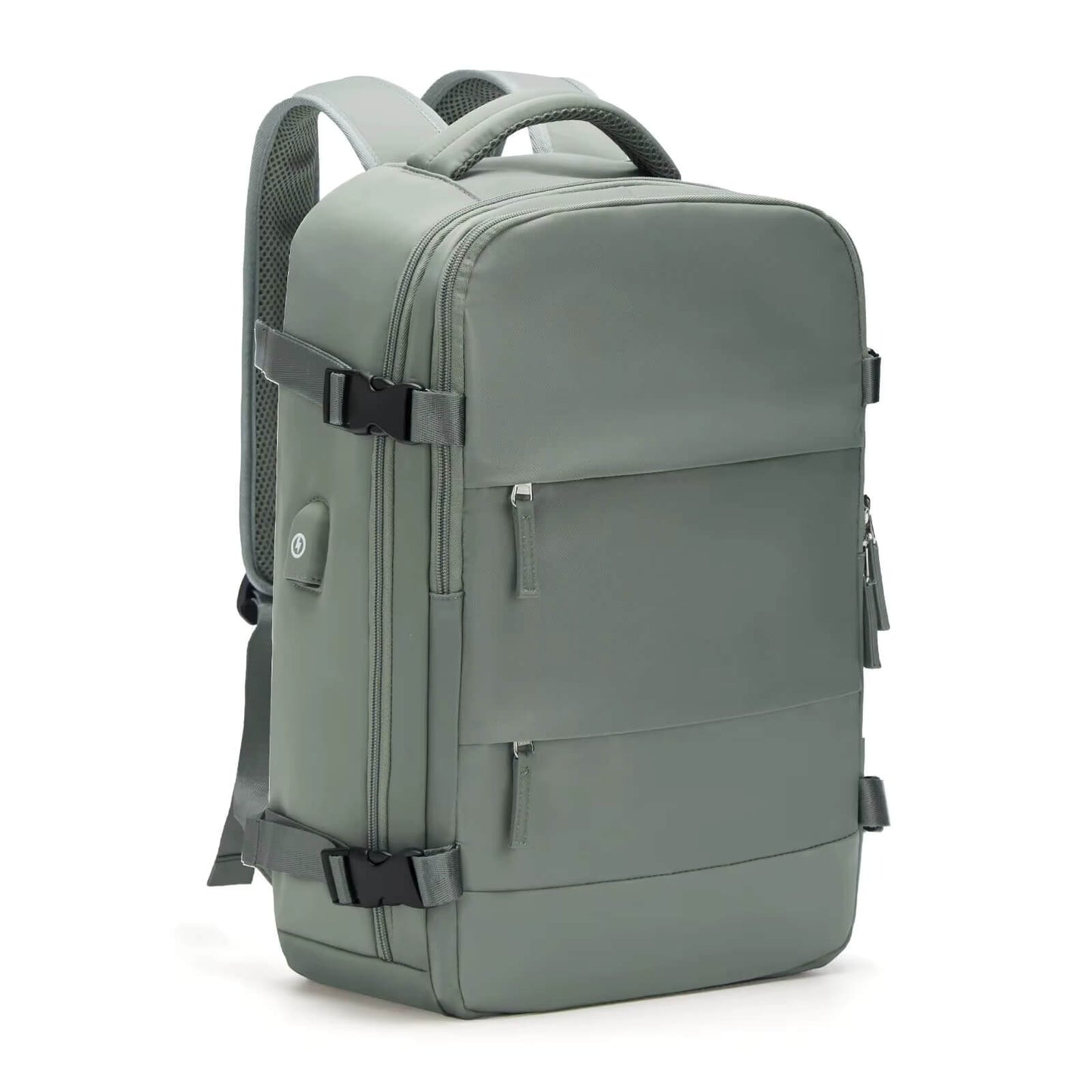 Multifunktionell Ryggsäck – Vattentät, 25L, USB-laddning & Skofack