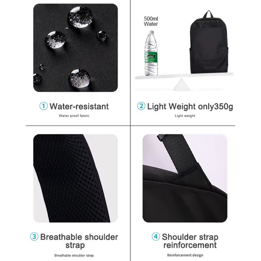 Minimalistisk ryggsäck med smart förvaring